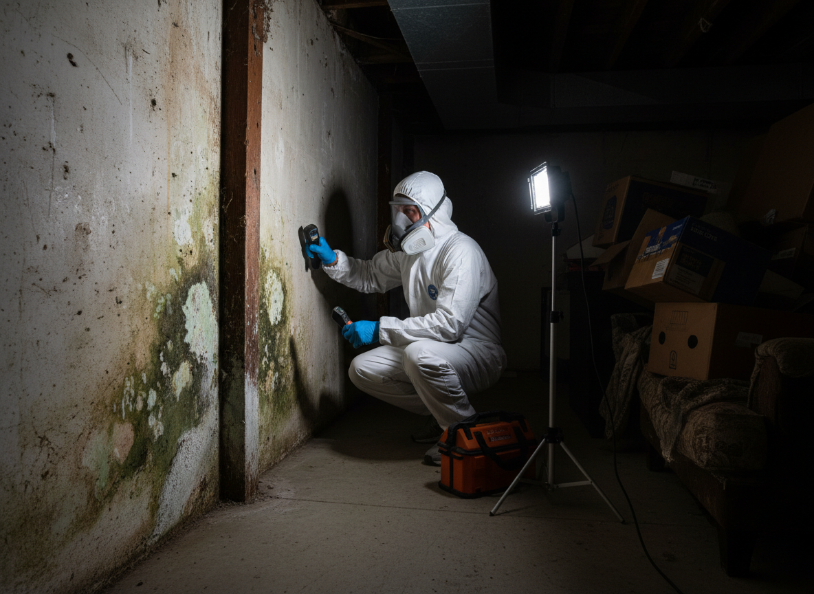 Basement Mold Inspection in Verdugo City, CA