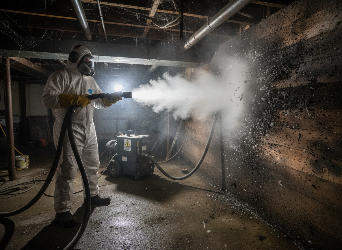 Dry Ice Blasting Mold in Verdugo City, CA
