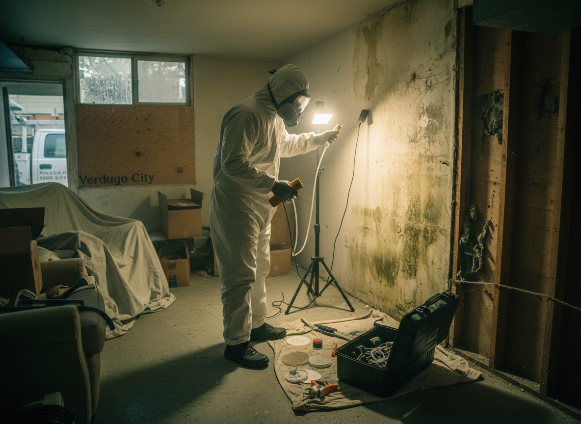 Mold Inspection in Verdugo City, CA